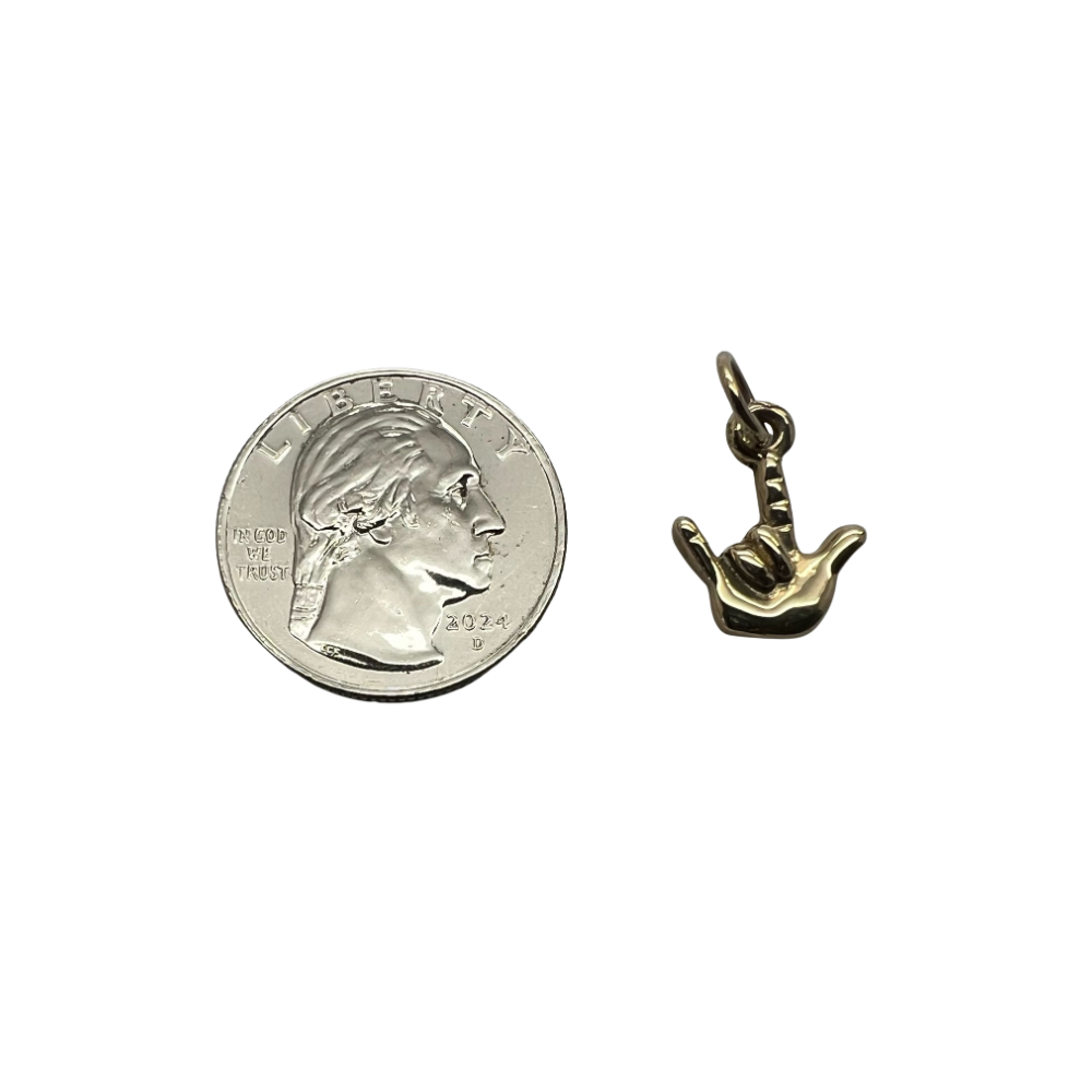 ASL "I Love You" Charm Pendant
