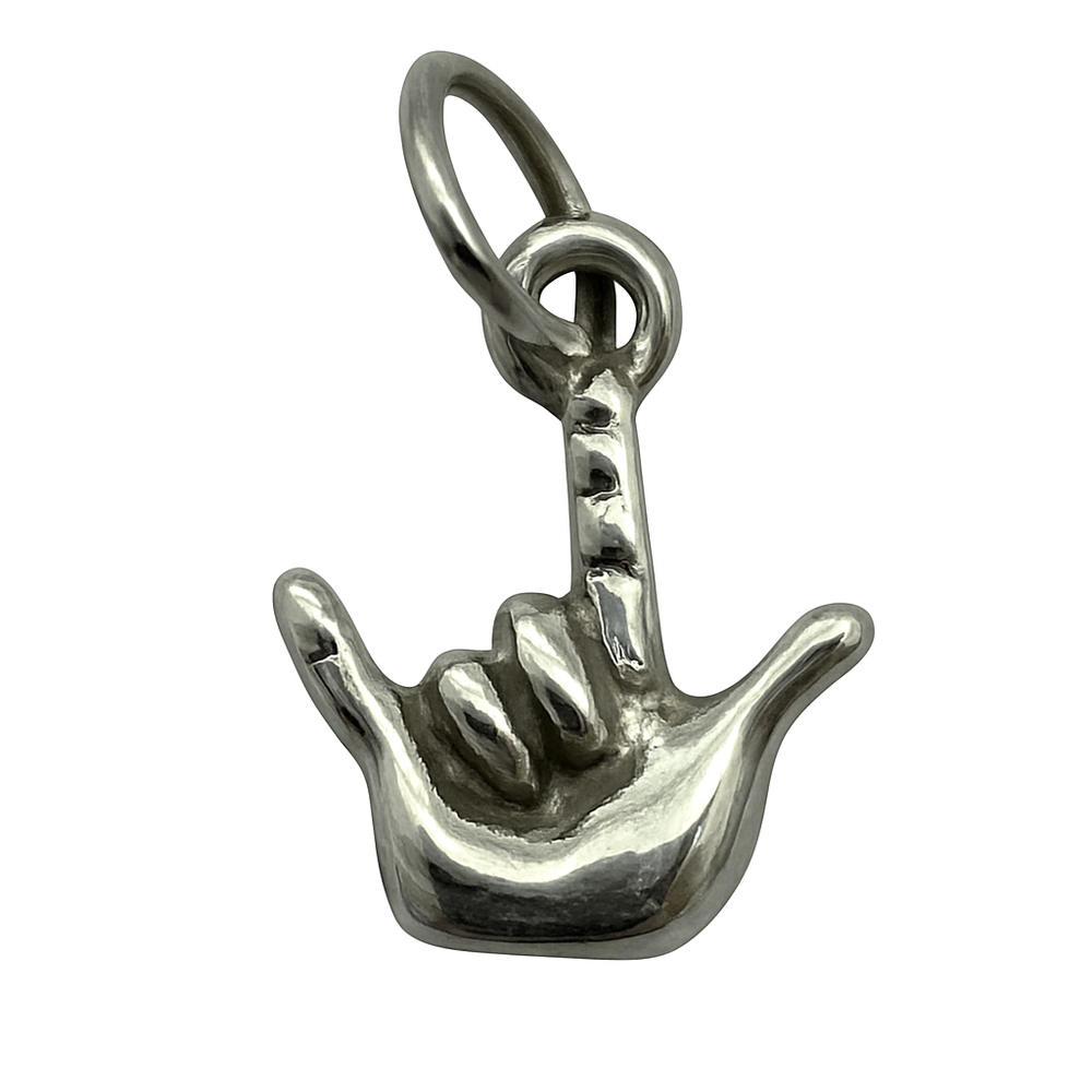 ASL "I Love You" Charm Pendant