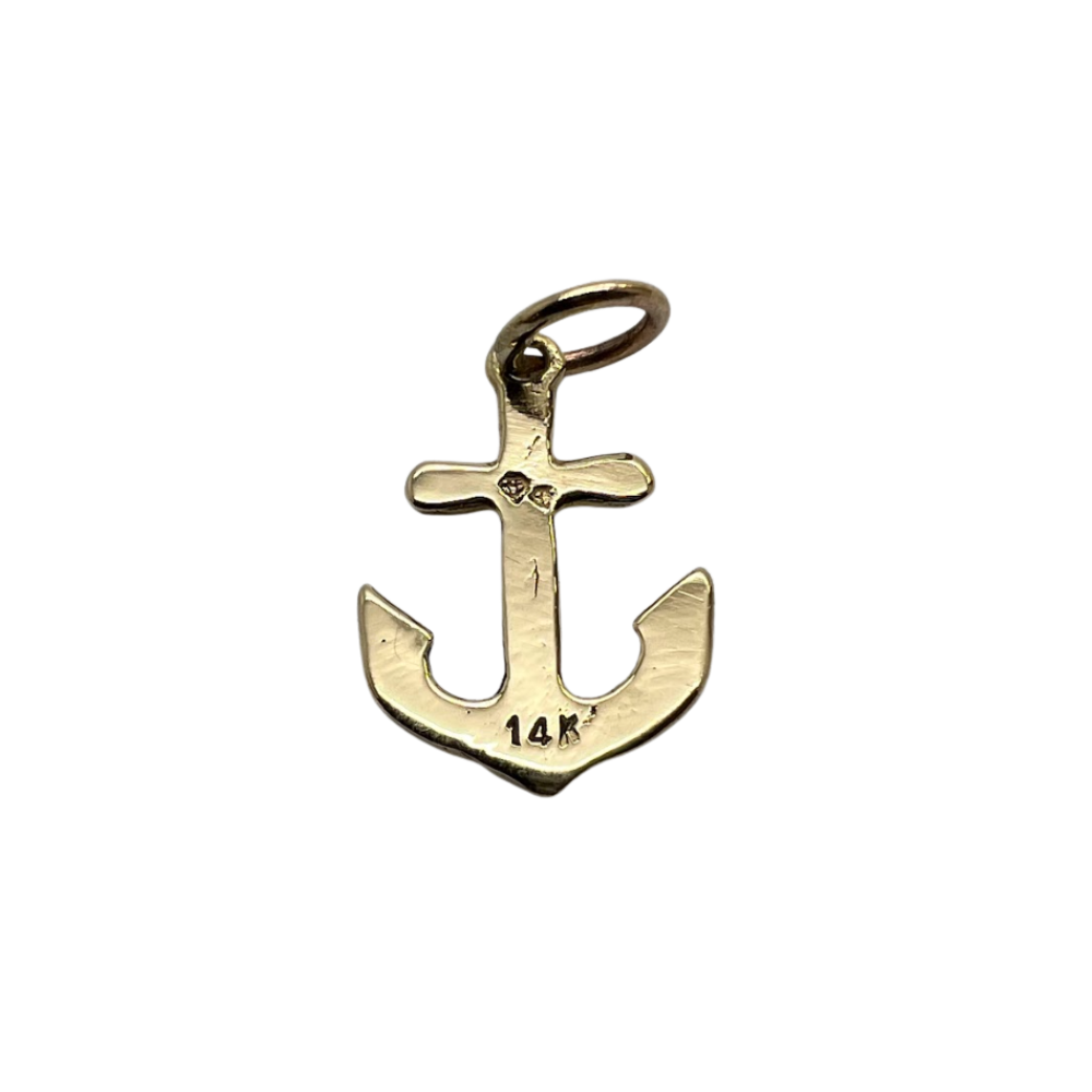 Plain Anchor Charm Pendant