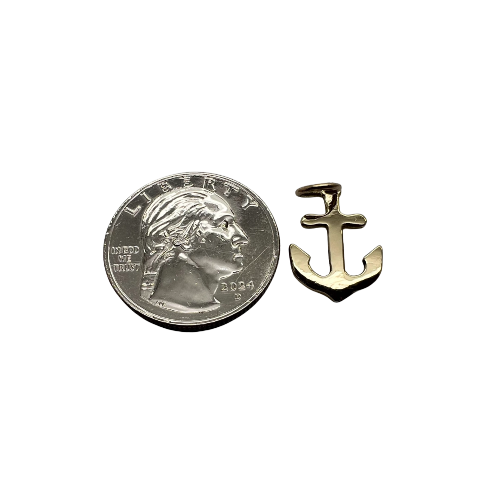 Plain Anchor Charm Pendant