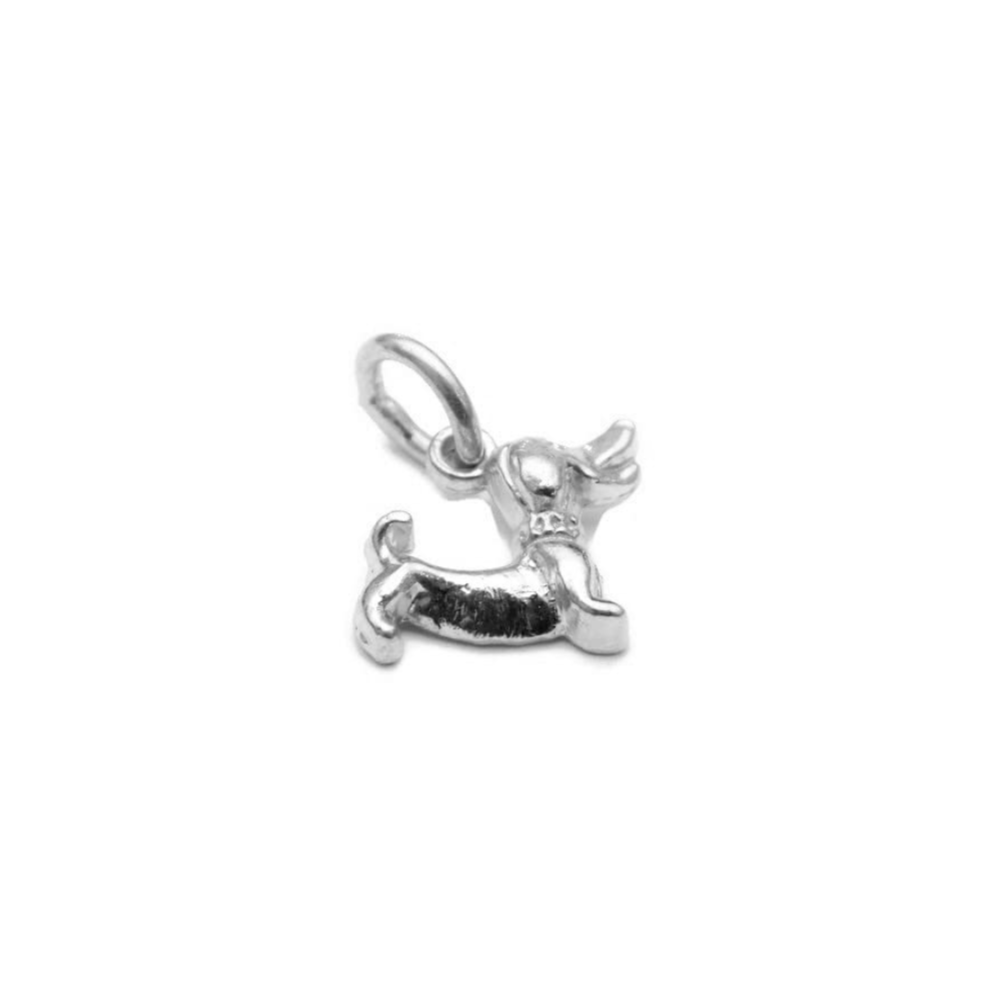 Animated Dachshund Charm Pendant