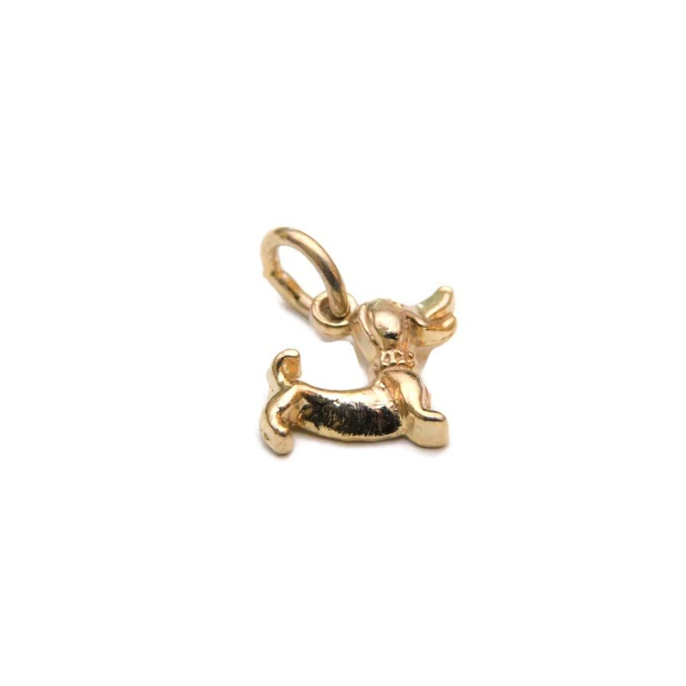 Animated Dachshund Charm Pendant