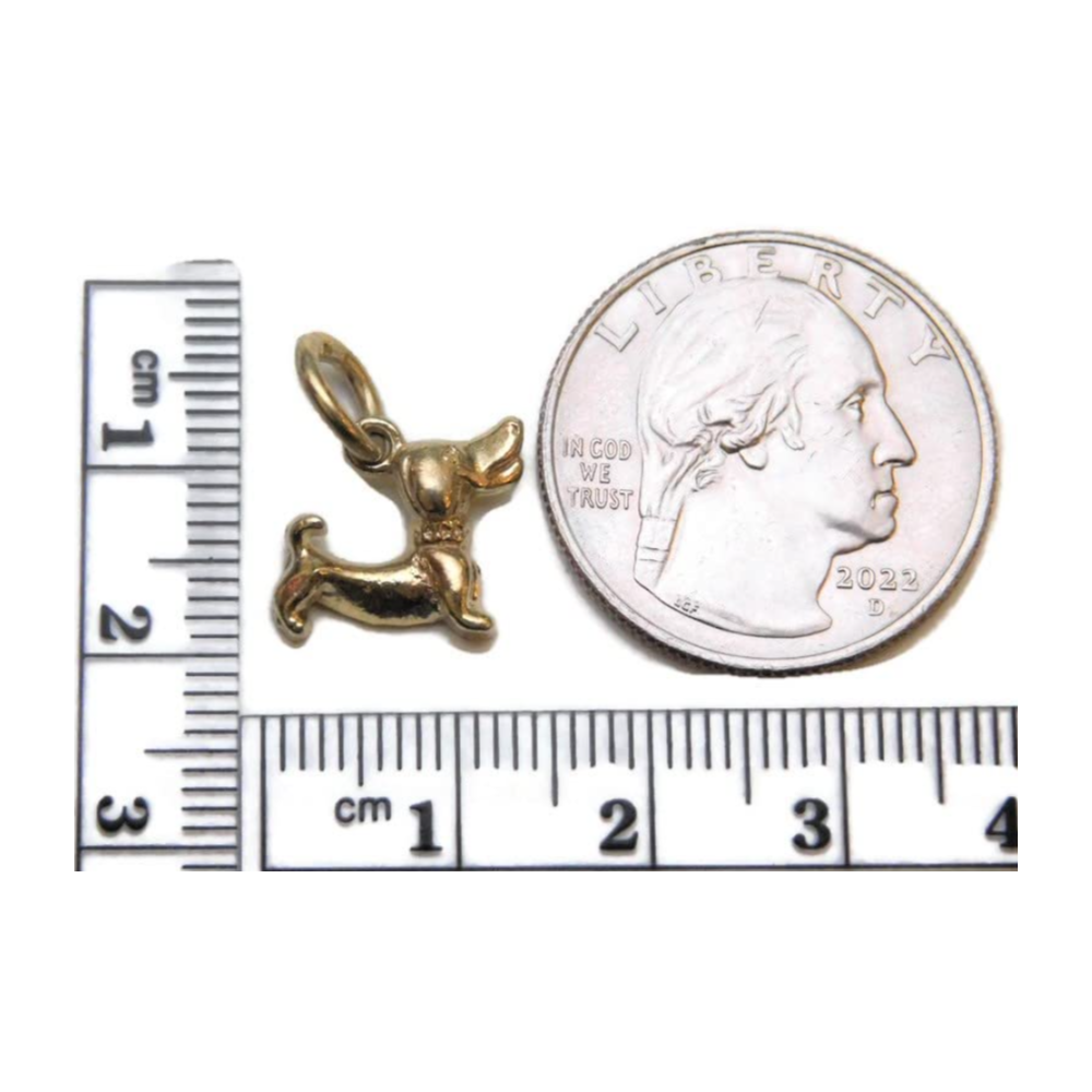 Animated Dachshund Charm Pendant