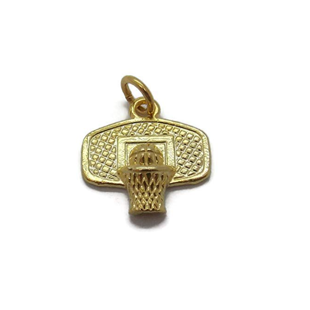 Basketball Hoop Charm Pendant