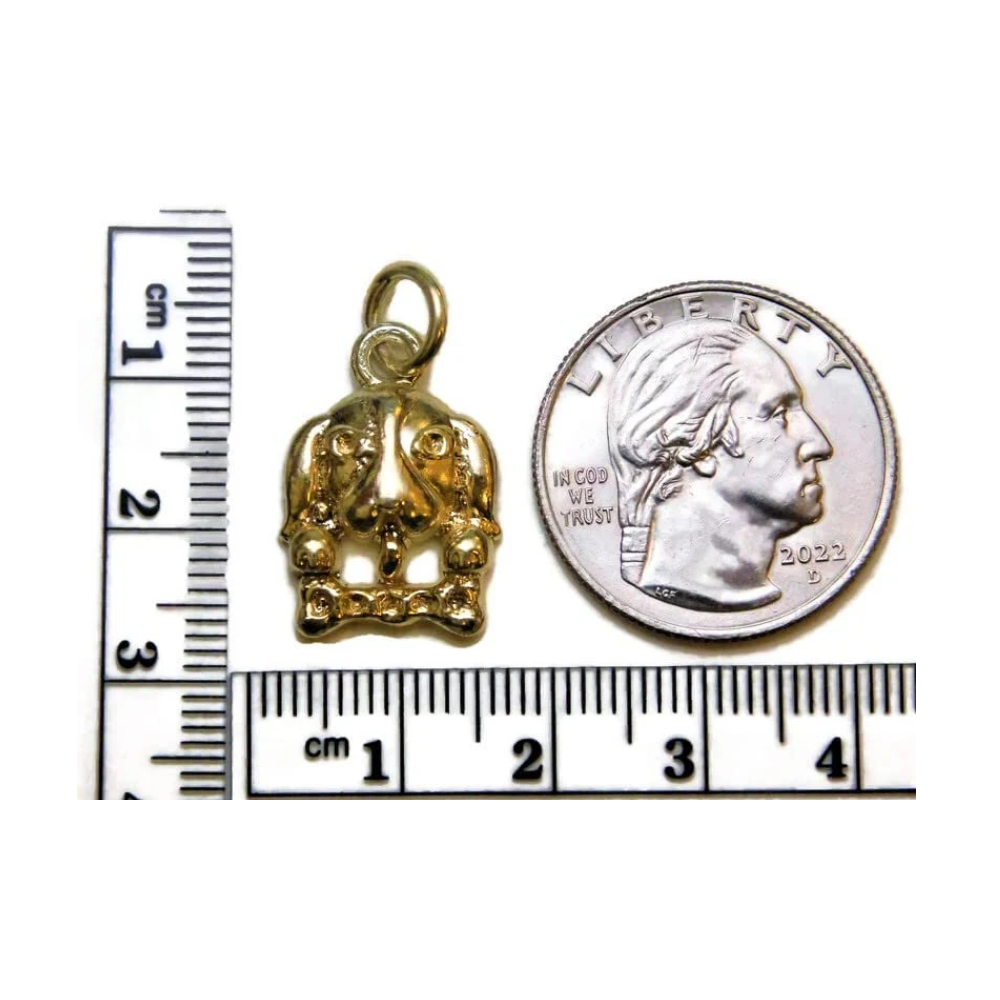 Beagle with Bone Charm Pendant