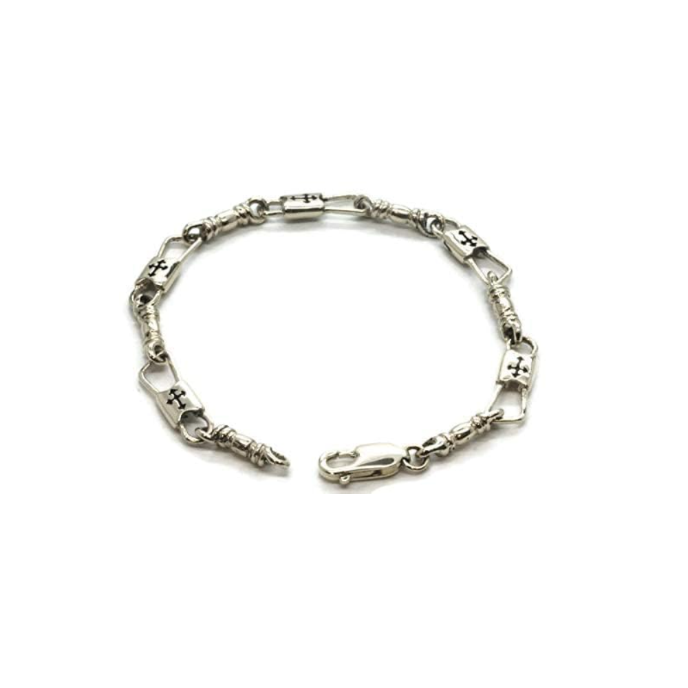 Fishers of Men Budded Cross Design Bracelet - Regular Link