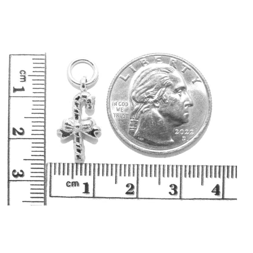 Christmas Candy Cane Charm Pendant