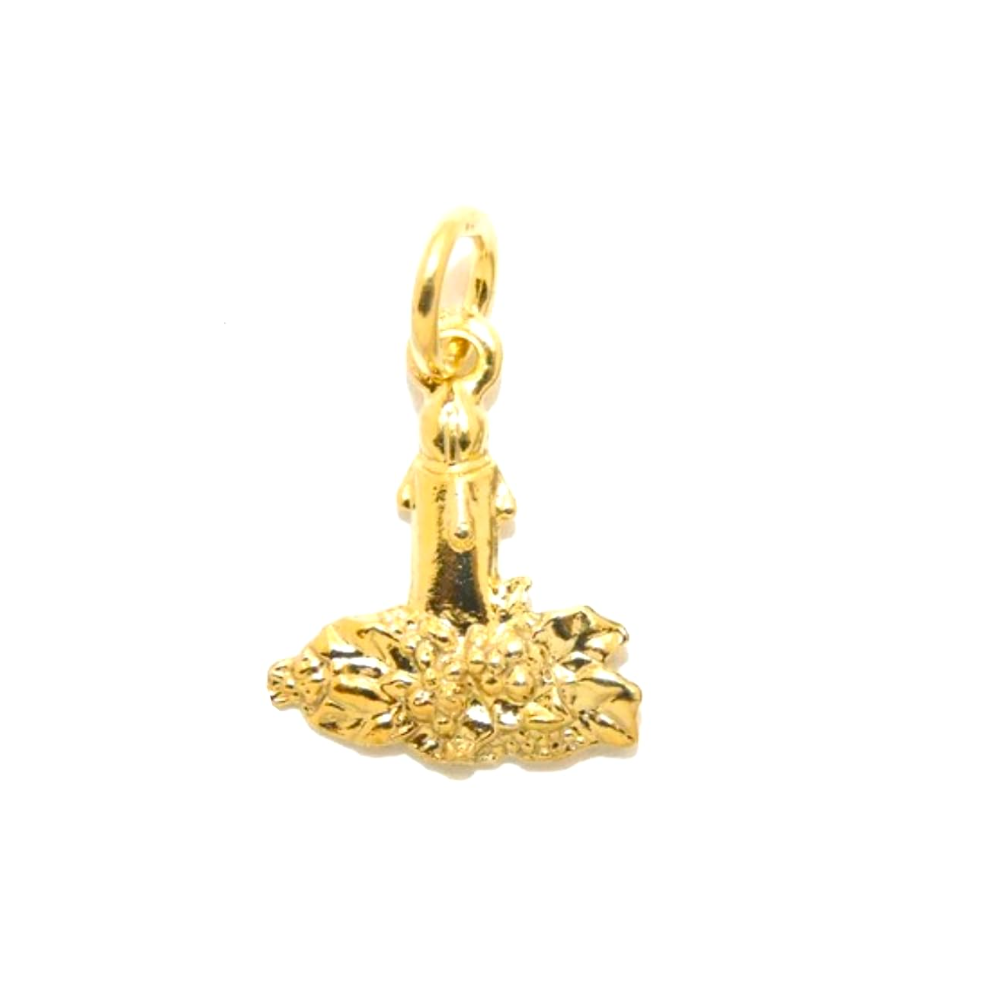 Christmas Candle Charm Pendant