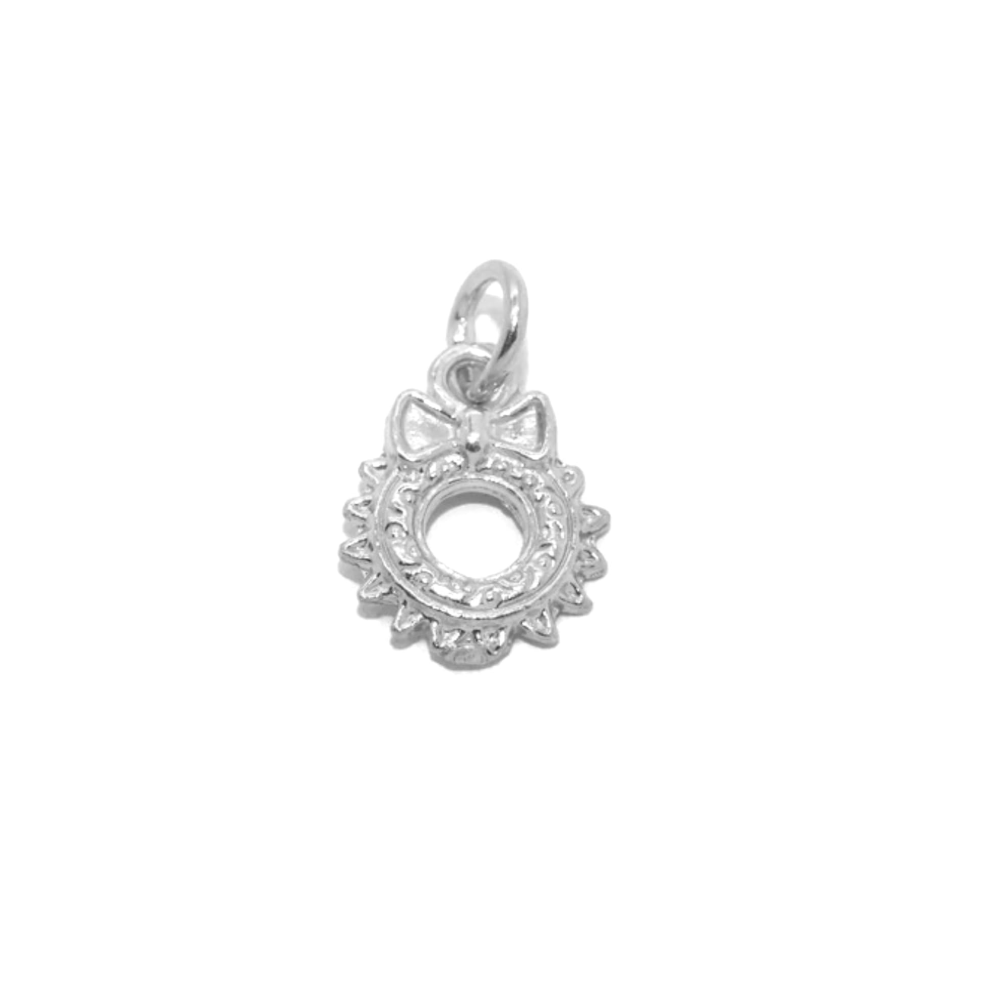 Christmas Wreath Charm Pendant