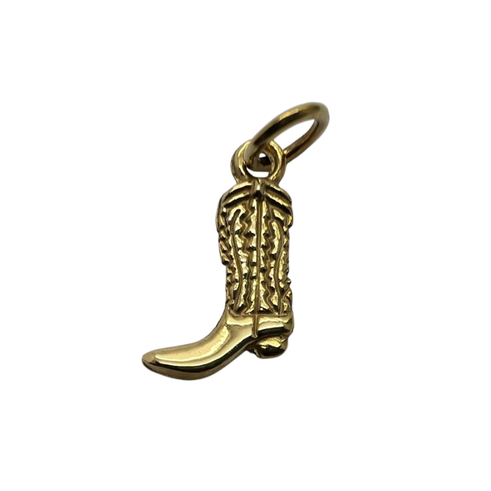 Cowboy Boot Charm Pendant