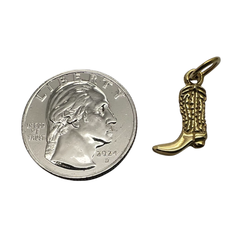 Cowboy Boot Charm Pendant