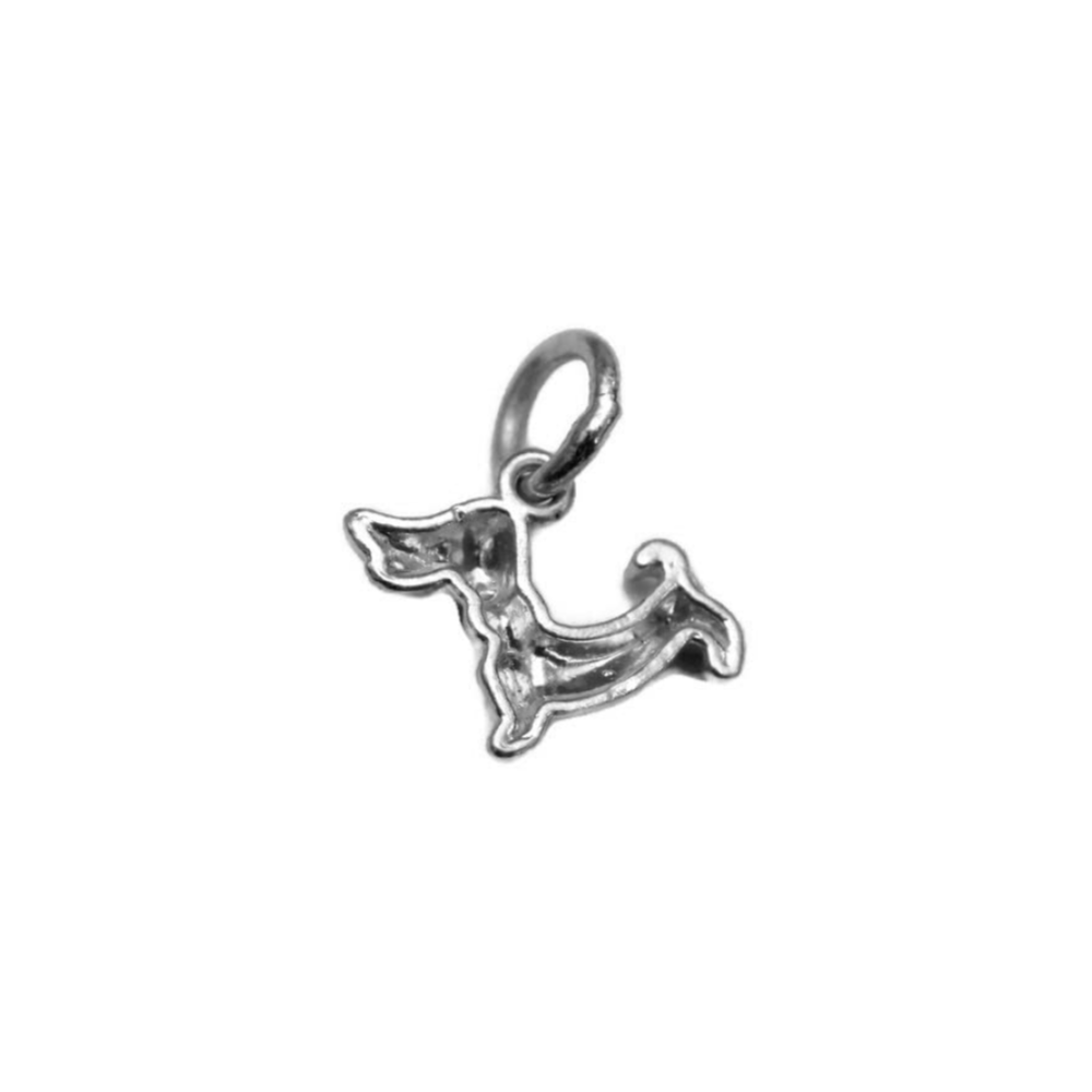 Animated Dachshund Charm Pendant
