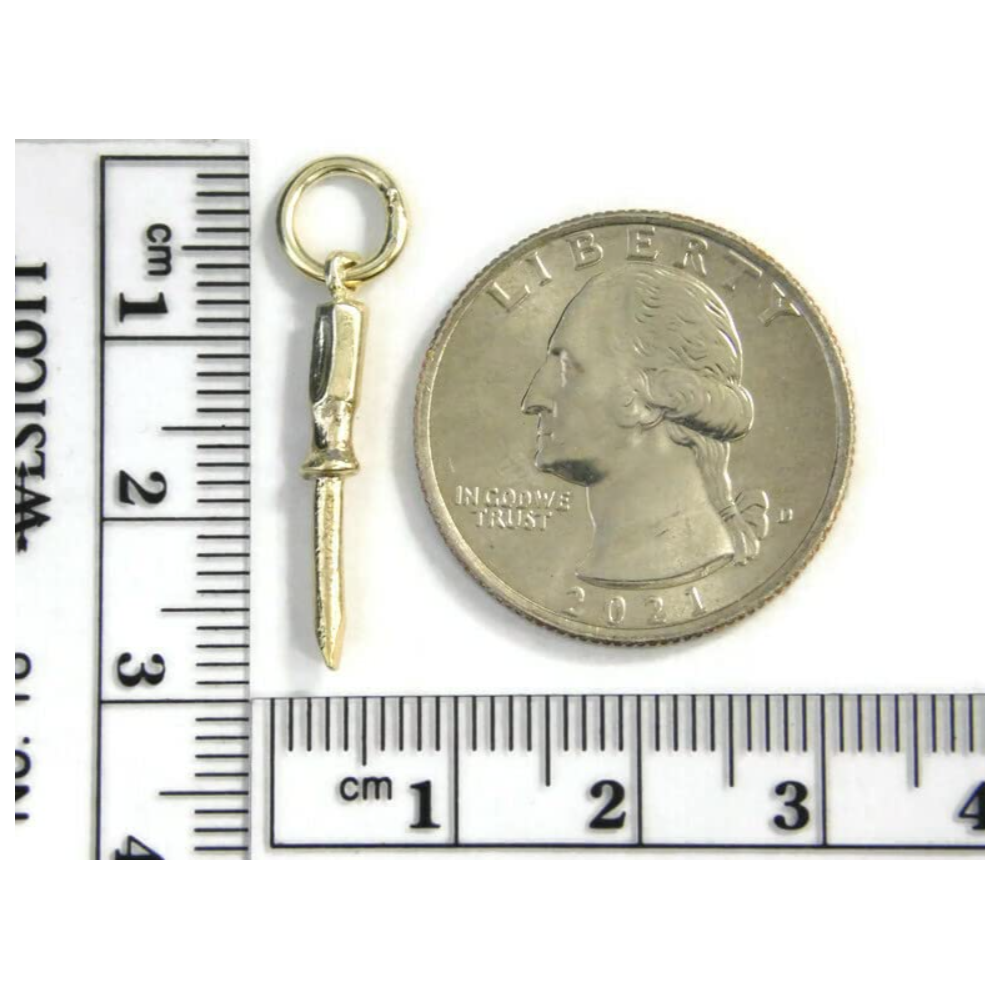 Flat Head Screw Driver Charm Pendant