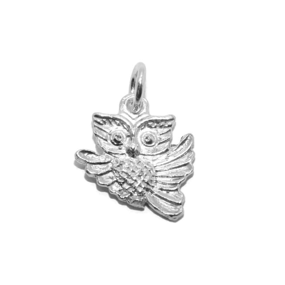 Flying Owl Charm Pendant