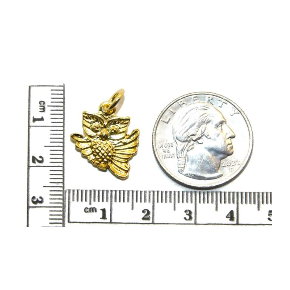 Flying Owl Charm Pendant