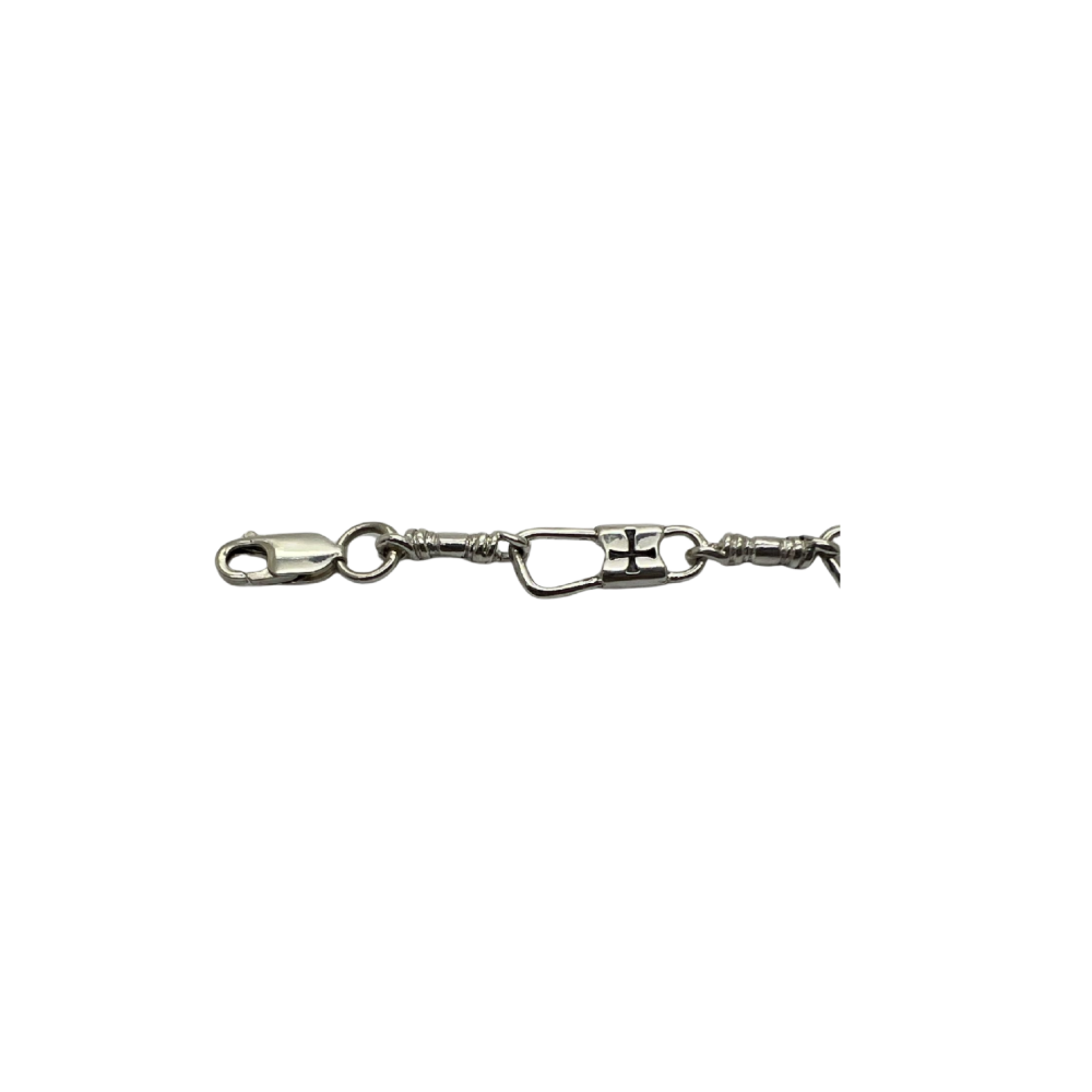 Fishers of Men Horizontal Maltese Cross Design Bracelet - Regular Link
