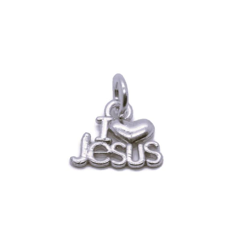 I love Jesus Charm Pendant