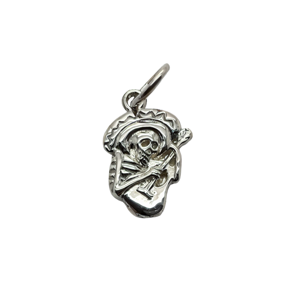 Mariachi Skeleton Charm Pendant
