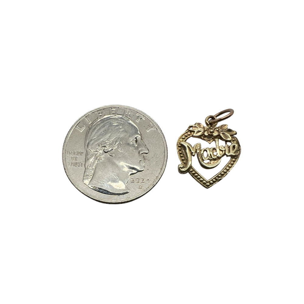 Madre Heart Charm Pendant