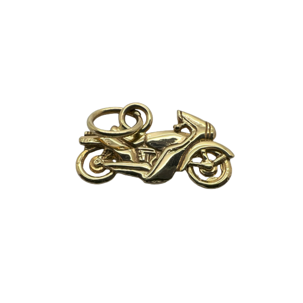 Sport Motorcycle Charm Pendant