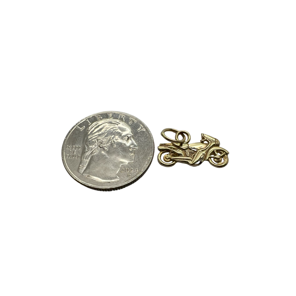 Sport Motorcycle Charm Pendant