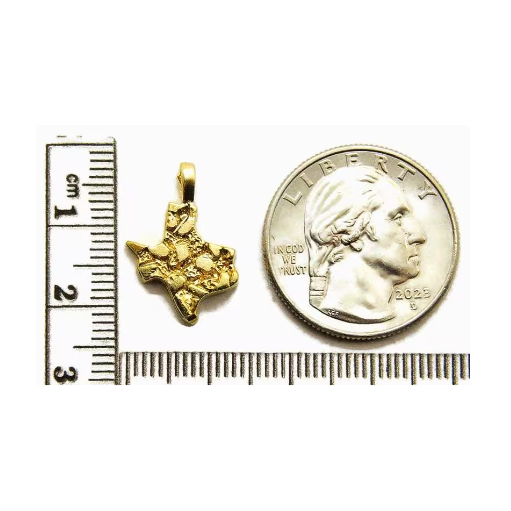 Texas Nugget Charm Pendant