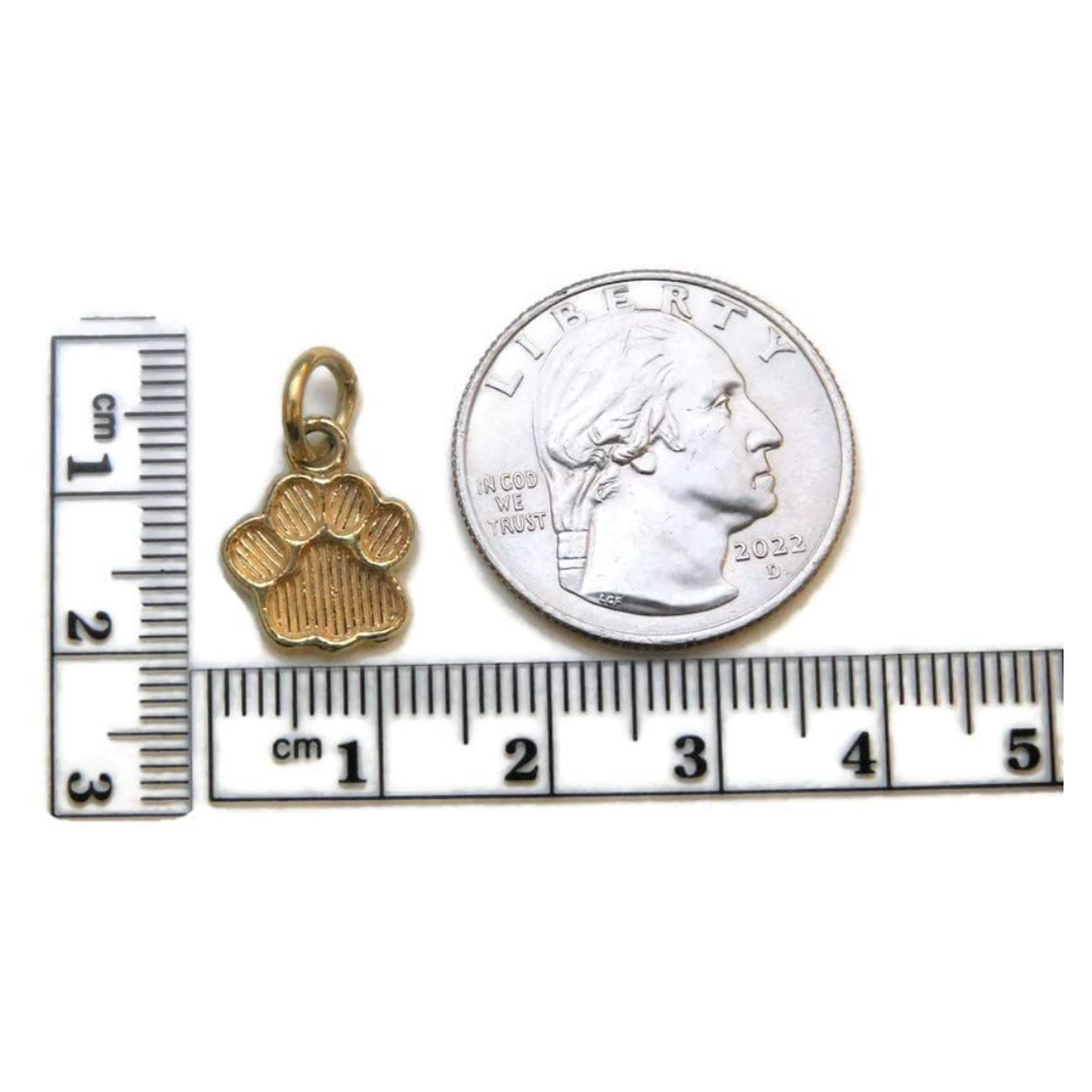 Paw Print Charm Pendant