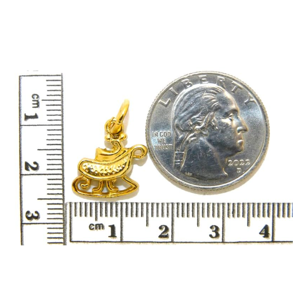 Santa Sled Charm