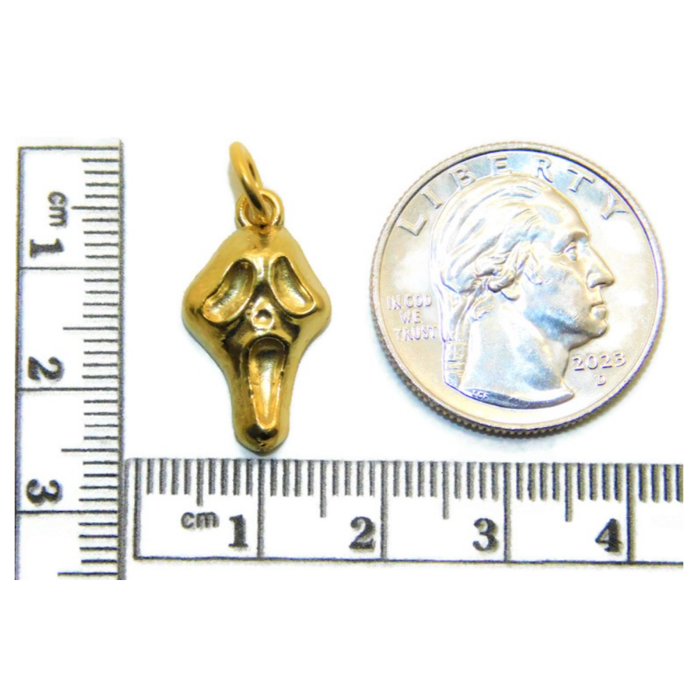 Scream Mask Charm Pendant