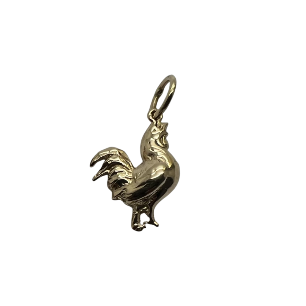 Small Rooster Charm Pendant