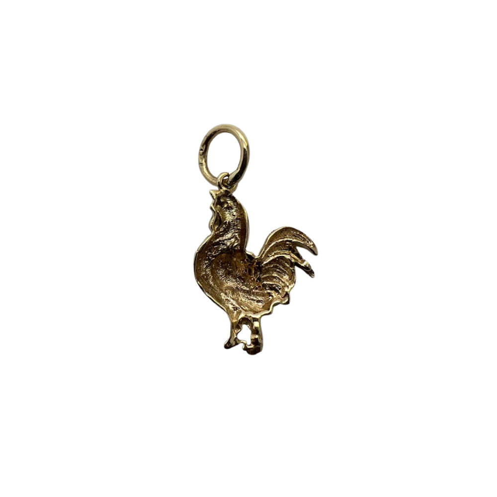 Small Rooster Charm Pendant