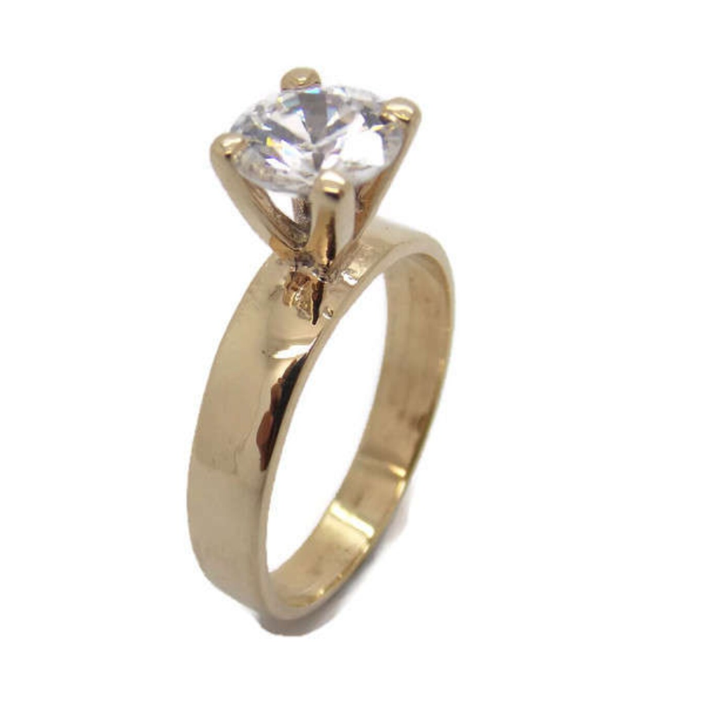 14k Classic Solitare Ring