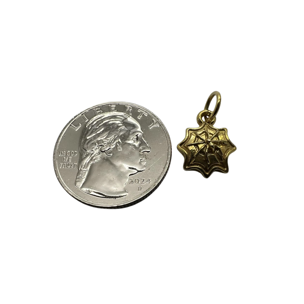 Spider Web Charm Pendant