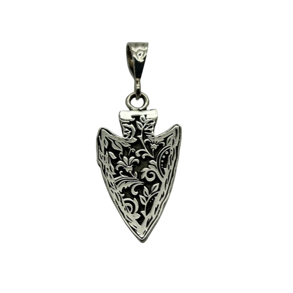 Western Arrow Head Filigree Pendant