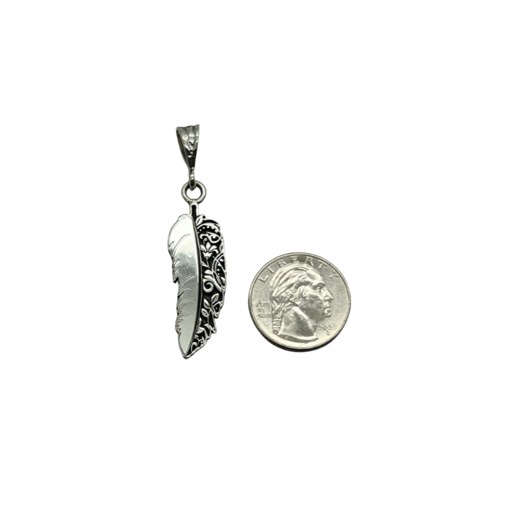 Western Feather Pendant