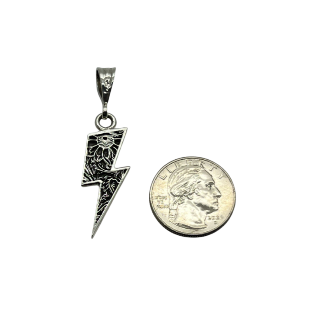 Western Lightning Bolt Pendant