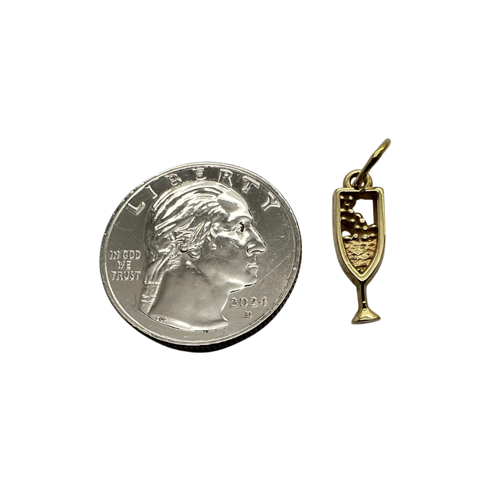 Wine Glass Charm