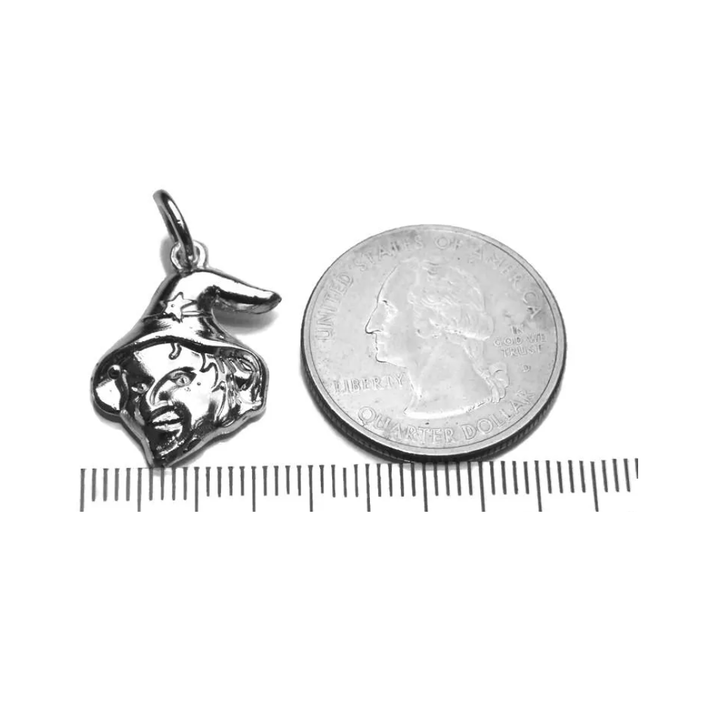 Witch Face Charm Pendant