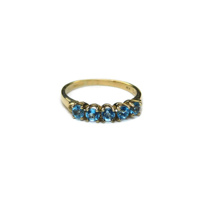 14k 5 Stone Ladies Ring