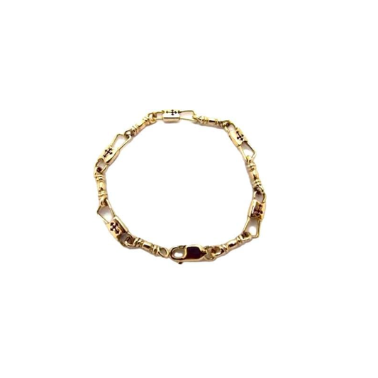 Fishers of Men Budded Cross Design Bracelet - Regular Link