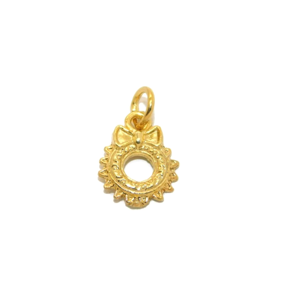 Christmas Wreath Charm Pendant