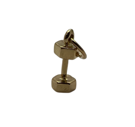 Dumbbell Charm Pendant