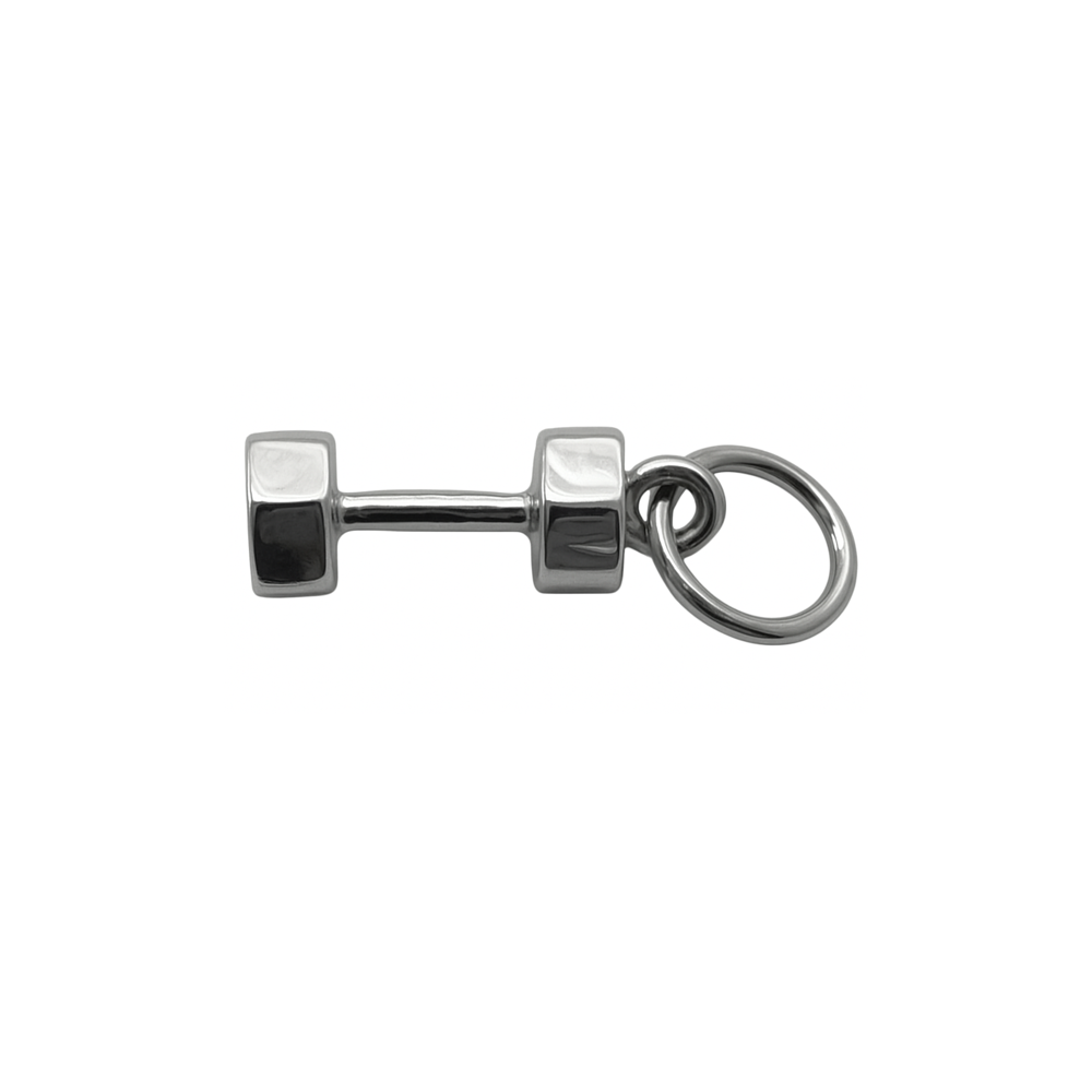 Dumbbell Charm Pendant