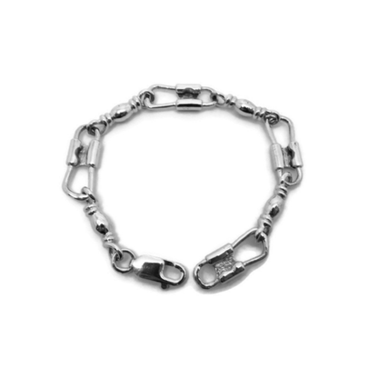 Fishers of Men Budded Cross Design Bracelet - Extra Large Link