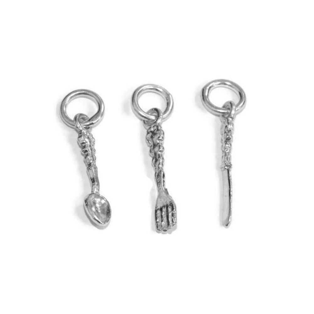 Fancy Spoon Charm Pendant