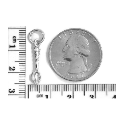 Fancy Spoon Charm Pendant