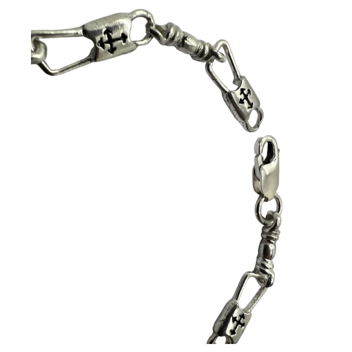 Fishers of Men Budded Cross Design Bracelet - Regular Link