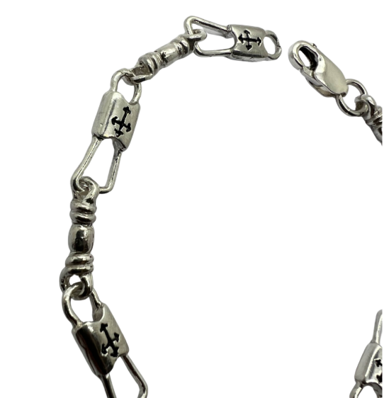 Fishers of Men Budded Cross Design Bracelet - Regular Link