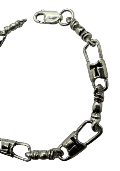 Fishers of Men Tau Cross Design Bracelet - Regular Link