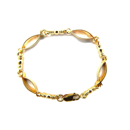 Fishers of Men Ichtys Fish Link Design Bracelet - Medium Link